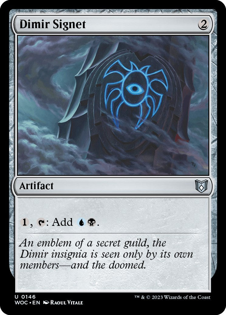 Dimir Signet [Wilds of Eldraine Commander] | GnG Games