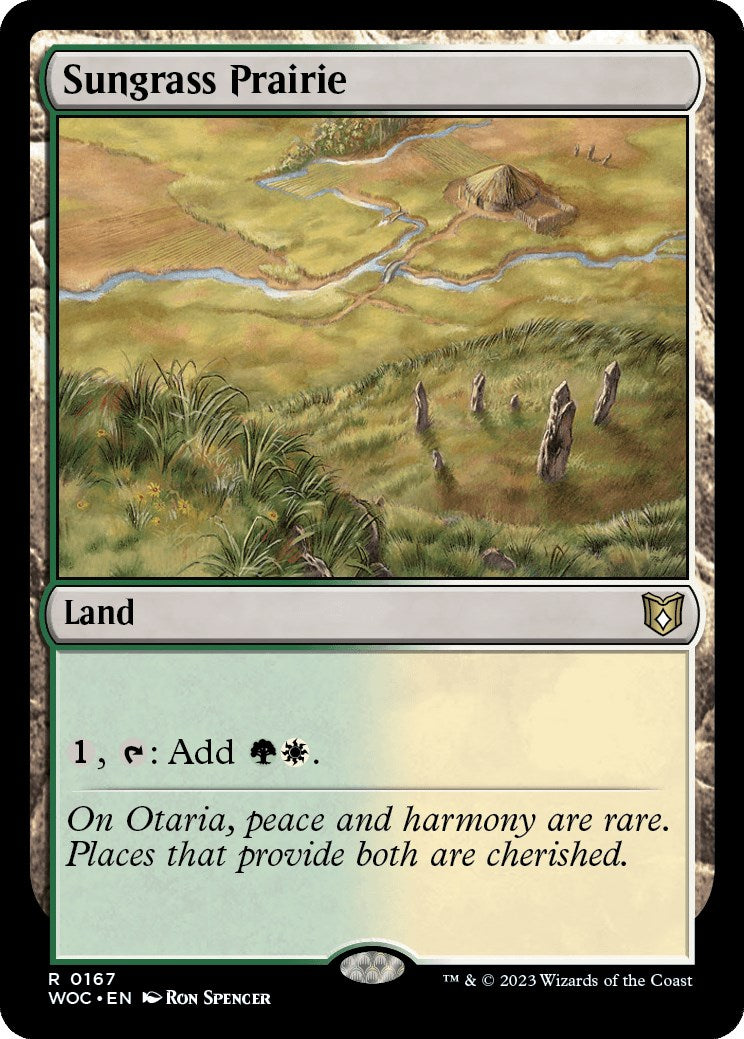 Sungrass Prairie [Wilds of Eldraine Commander] | GnG Games
