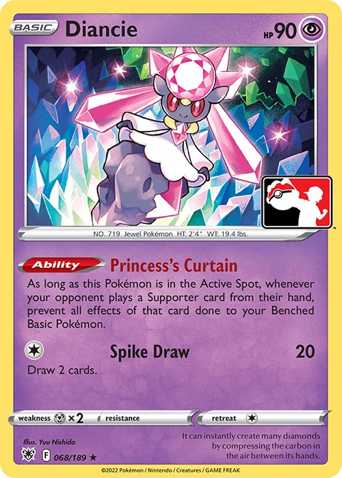 Diancie (068/189) [Prize Pack Series Three] | GnG Games