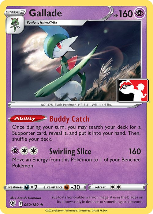 Gallade (062/189) [Prize Pack Series Three] | GnG Games