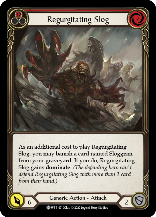 Regurgitating Slog (Red) [U-WTR197] (Welcome to Rathe Unlimited)  Unlimited Rainbow Foil | GnG Games