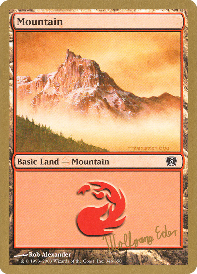 Mountain (we346) (Wolfgang Eder) [World Championship Decks 2003] | GnG Games