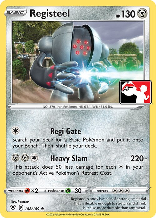 Registeel (108/189) [Prize Pack Series Three] | GnG Games