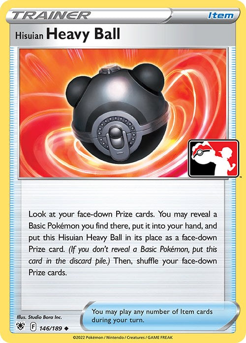 Hisuian Heavy Ball (146/189) [Prize Pack Series Three] | GnG Games