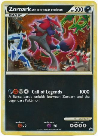 Zoroark and Legendary Pokemon (Jumbo Card) [Miscellaneous Cards] | GnG Games