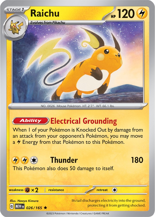 Raichu (026/165) [Scarlet & Violet 151] | GnG Games