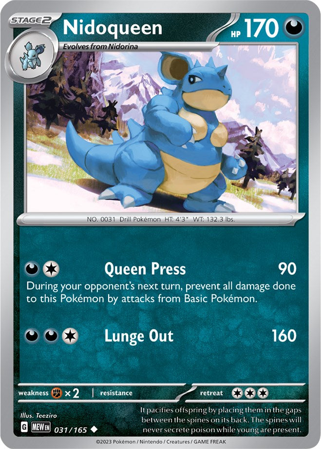 Nidoqueen (031/165) [Scarlet & Violet 151] | GnG Games