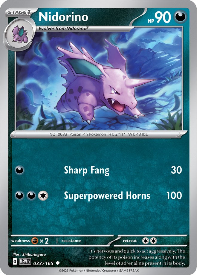 Nidorino (033/165) [Scarlet & Violet 151] | GnG Games