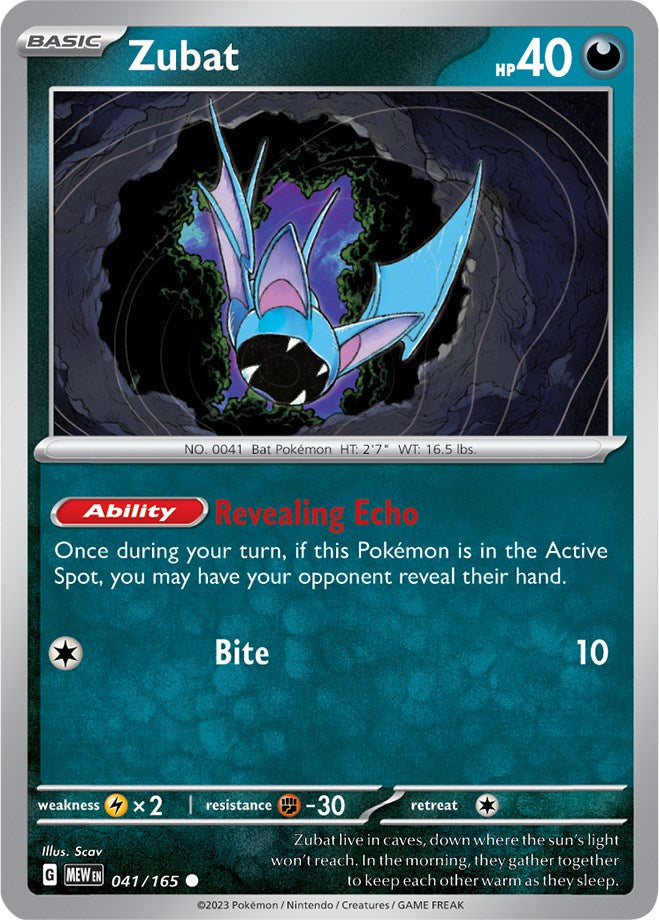 Zubat (041/165) [Scarlet & Violet 151] | GnG Games