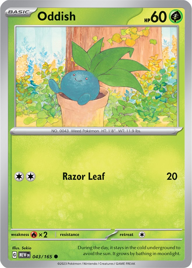 Oddish (043/165) [Scarlet & Violet 151] | GnG Games