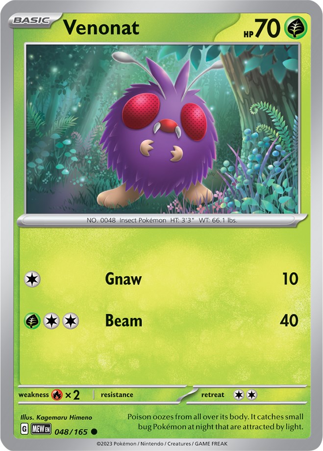 Venonat (048/165) [Scarlet & Violet 151] | GnG Games