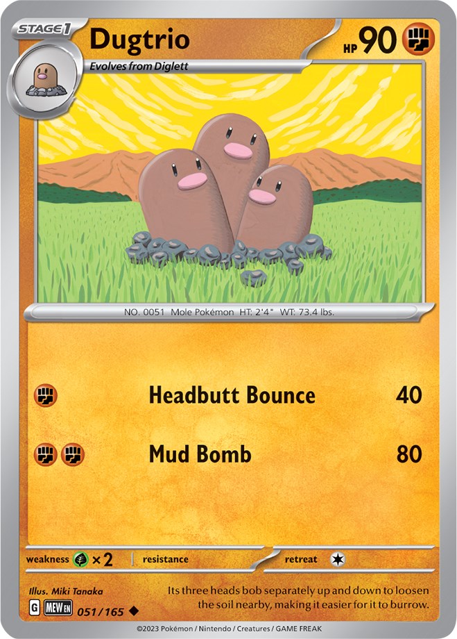 Dugtrio (051/165) [Scarlet & Violet 151] | GnG Games