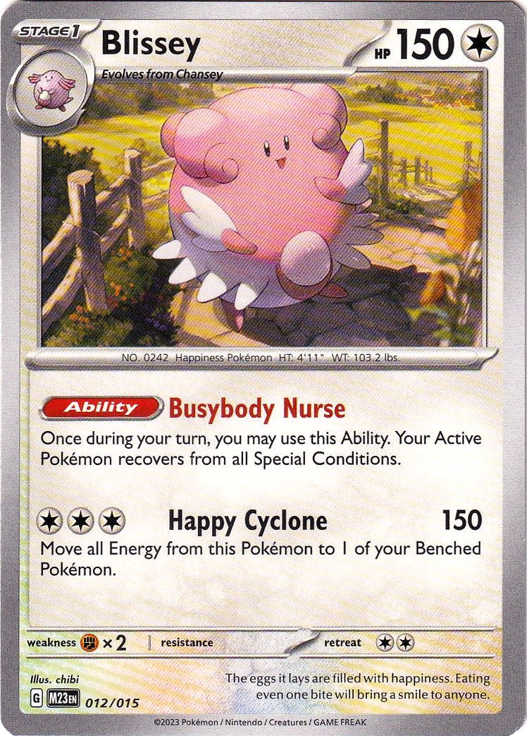 Blissey (012/015) [McDonald's Promos: 2023 Collection] | GnG Games