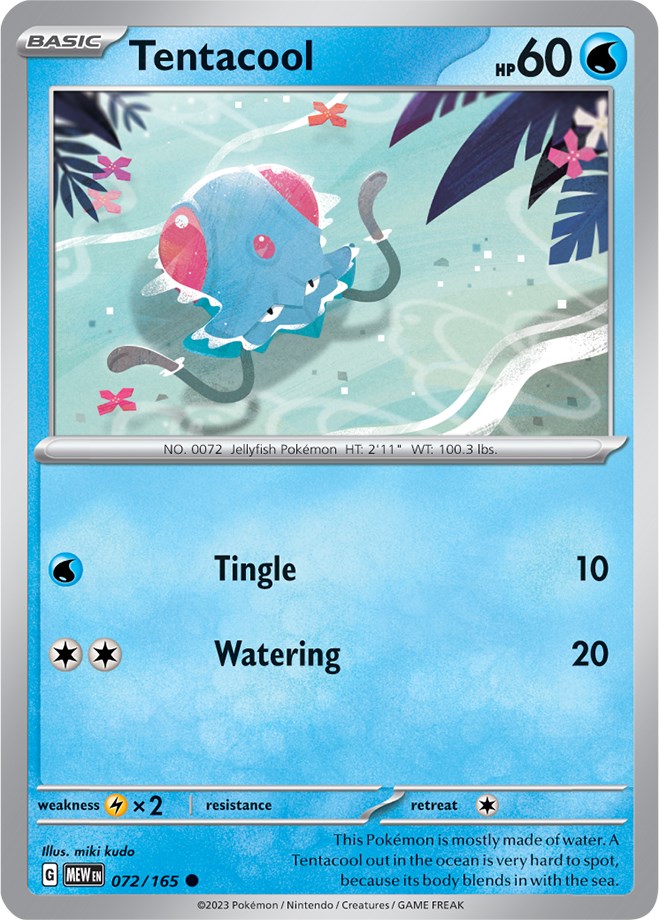 Tentacool (072/165) [Scarlet & Violet 151] | GnG Games