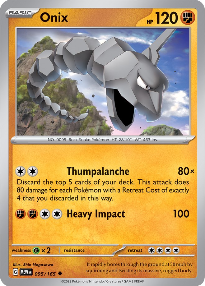 Onix (095/165) [Scarlet & Violet 151] | GnG Games
