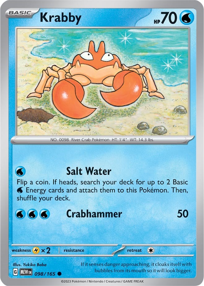 Krabby (098/165) [Scarlet & Violet 151] | GnG Games