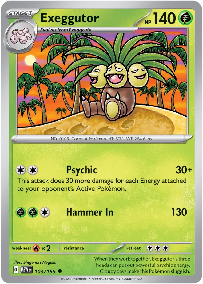 Exeggutor (103/165) [Scarlet & Violet 151] | GnG Games