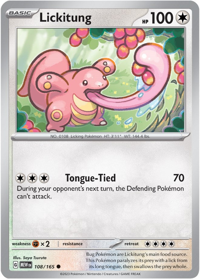 Lickitung (108/165) [Scarlet & Violet 151] | GnG Games