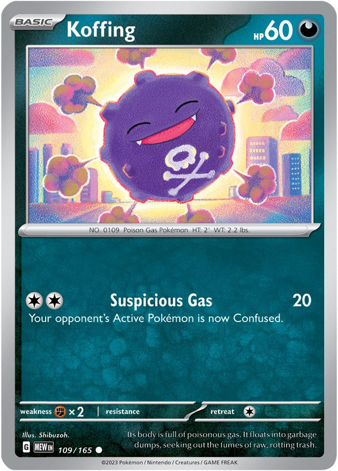 Koffing (109/165) [Scarlet & Violet 151] | GnG Games