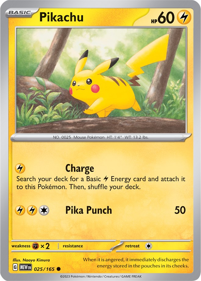 Pikachu (025/165) [Scarlet & Violet 151] | GnG Games