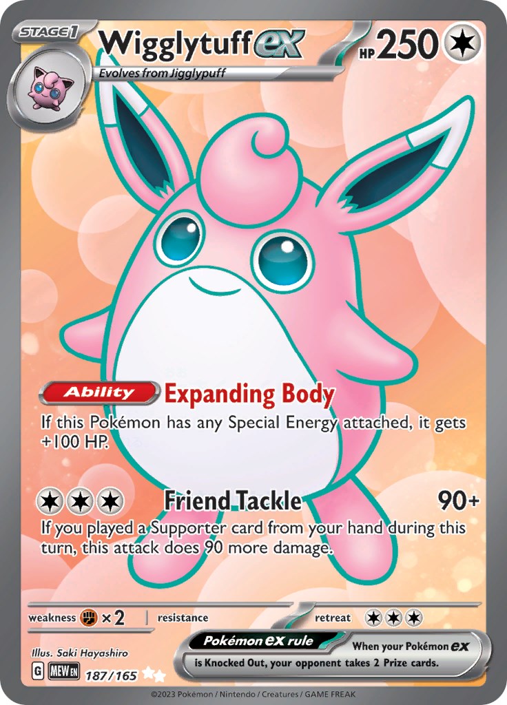 Wigglytuff ex (187/165) [Scarlet & Violet 151] | GnG Games