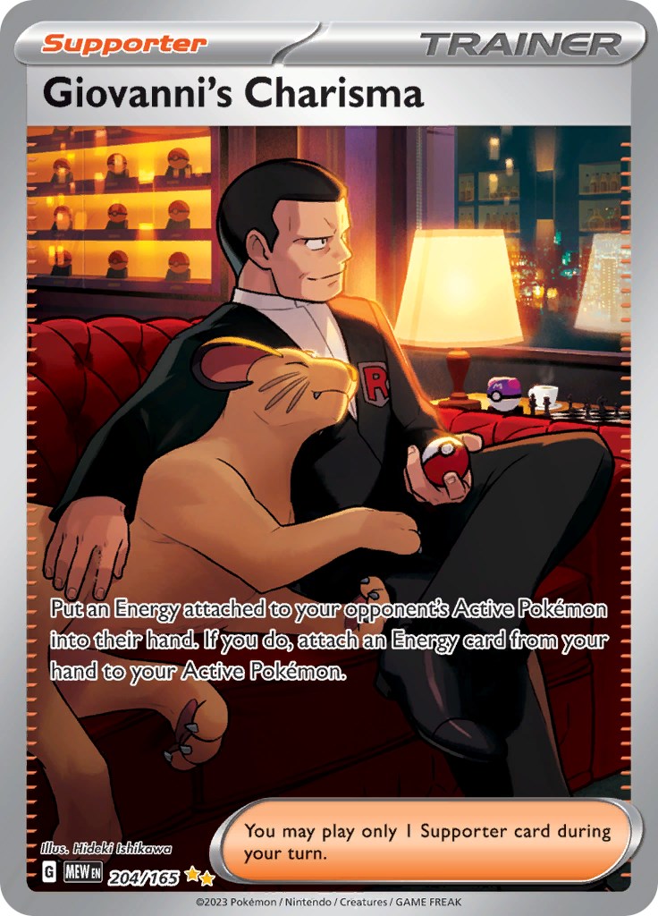 Giovanni's Charisma (204/165) [Scarlet & Violet 151] | GnG Games