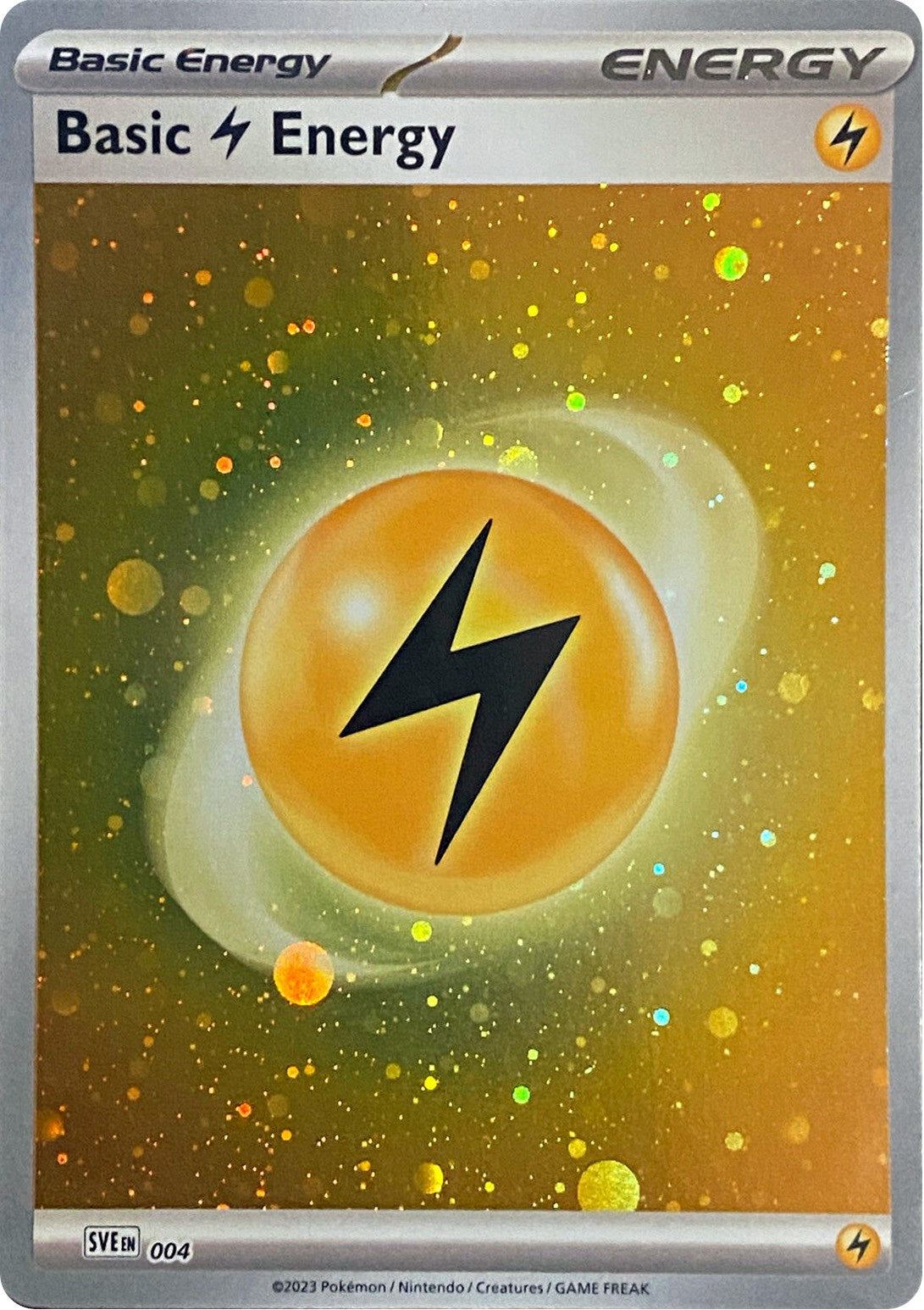 Basic Lightning Energy (004) (Cosmos Holo) [Scarlet & Violet: Base Set] | GnG Games