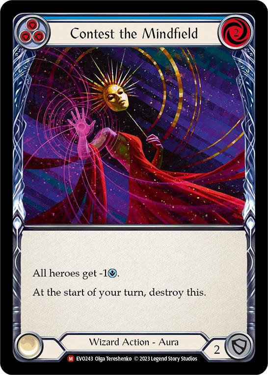 Contest the Mindfield [EVO243] (Bright Lights)  Rainbow Foil | GnG Games