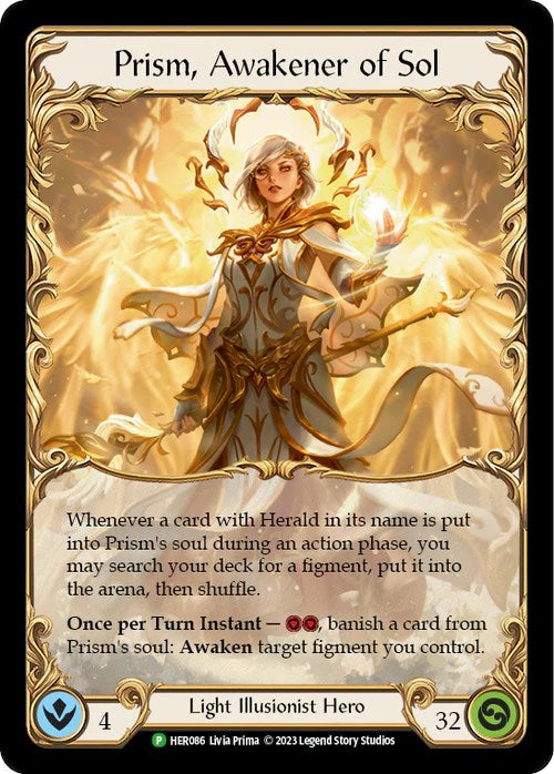 Prism, Awakener of Sol [HER086] (Promo)  Cold Foil | GnG Games