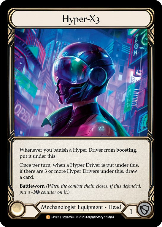 Hyper-X3 [EVO011] (Bright Lights)  Rainbow Foil | GnG Games