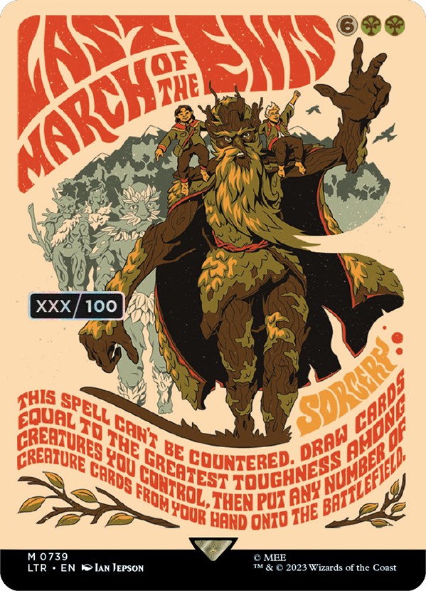 Last March of the Ents (Borderless Poster) (Serialized) [The Lord of the Rings: Tales of Middle-Earth] | GnG Games