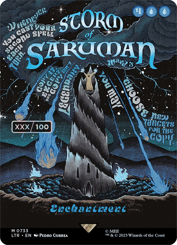Storm of Saruman (Borderless Poster) (Serialized) [The Lord of the Rings: Tales of Middle-Earth] | GnG Games
