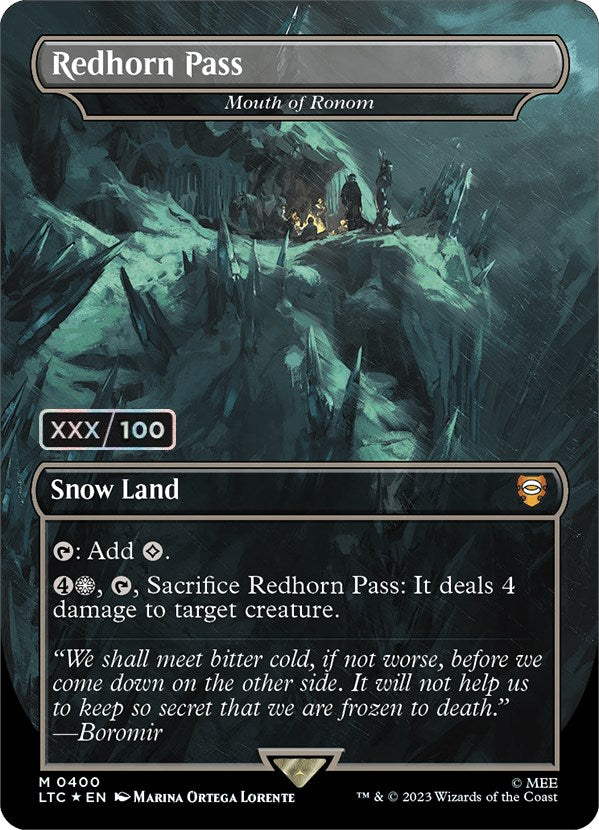 Redhorn Pass - Mouth of Ronom (Serialized) [The Lord of the Rings: Tales of Middle-Earth Commander] | GnG Games