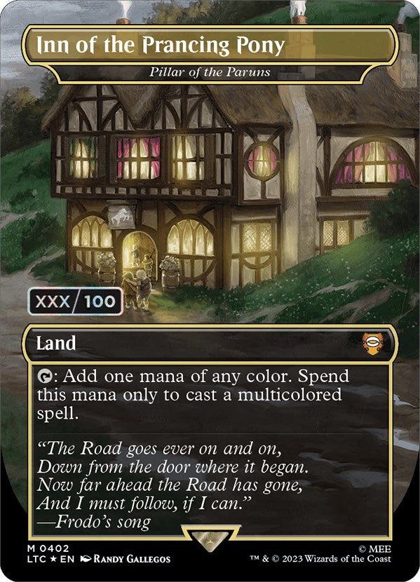 Inn of the Prancing Pony - Pillar of the Paruns (Serialized) [The Lord of the Rings: Tales of Middle-Earth Commander] | GnG Games