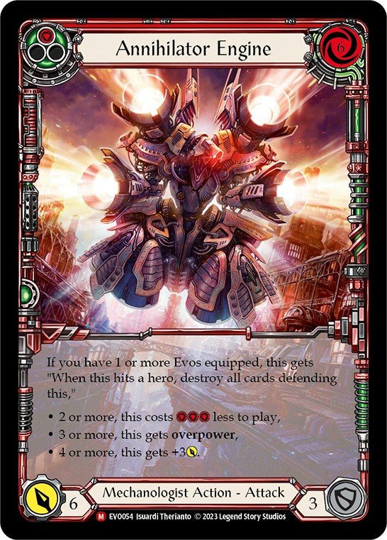 Annihilator Engine (Extended Art) [EVO054] (Bright Lights)  Rainbow Foil | GnG Games