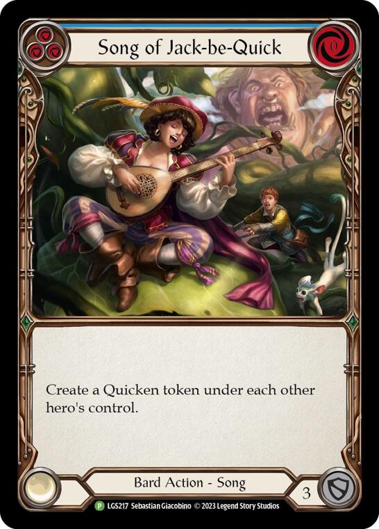 Song of Jack-be-Quick [LGS217] (Promo)  Rainbow Foil | GnG Games
