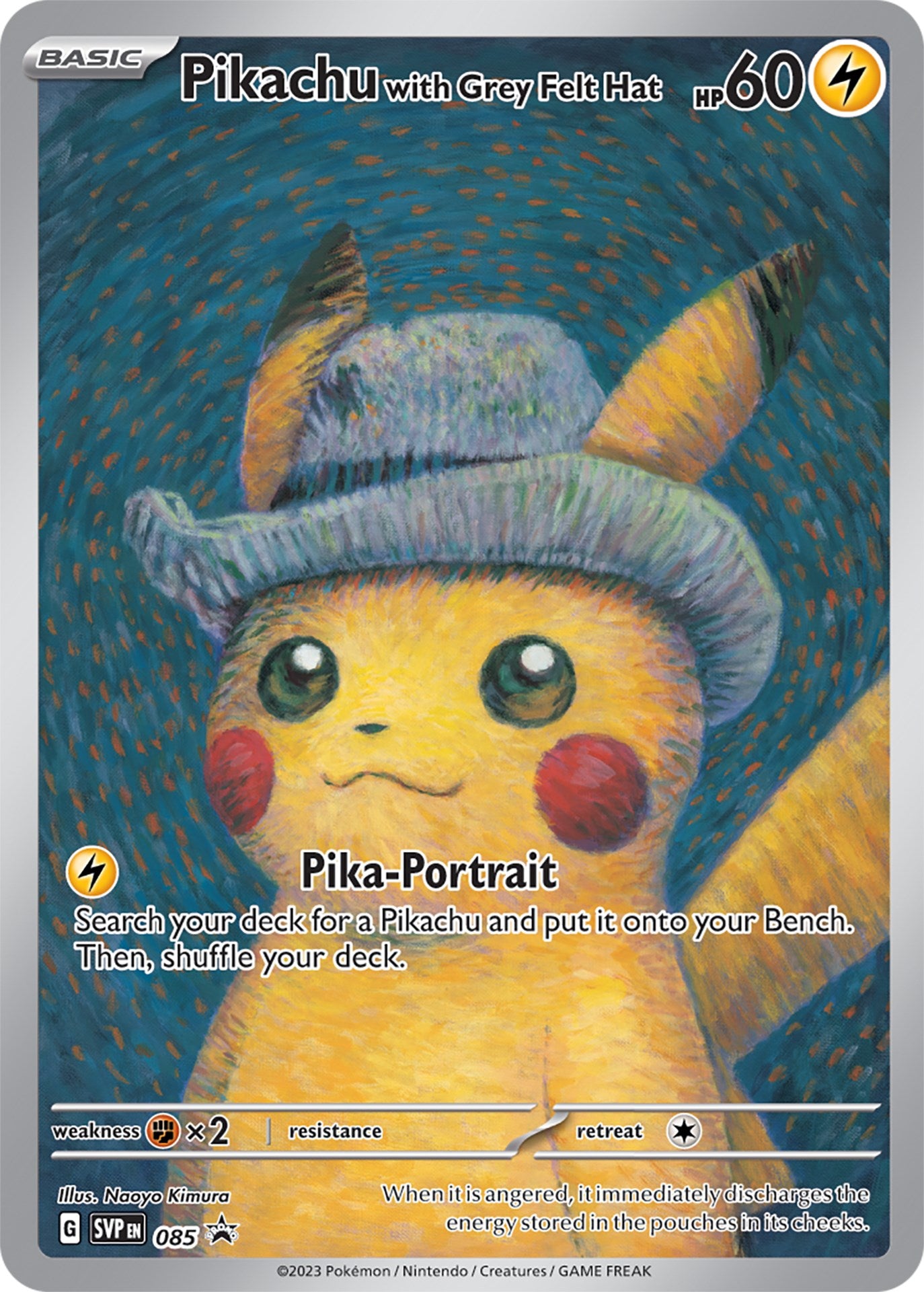 Pikachu with Grey Felt Hat (085) [Scarlet & Violet: Black Star Promos] | GnG Games