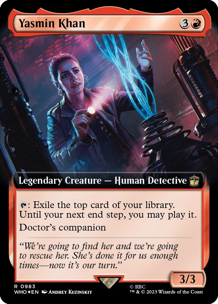 Yasmin Khan (Extended Art) (Surge Foil) [Doctor Who] | GnG Games