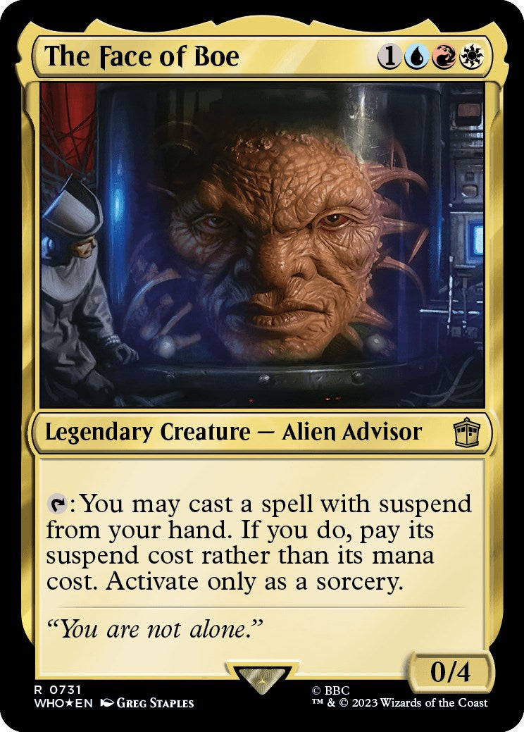 The Face of Boe (Surge Foil) [Doctor Who] | GnG Games