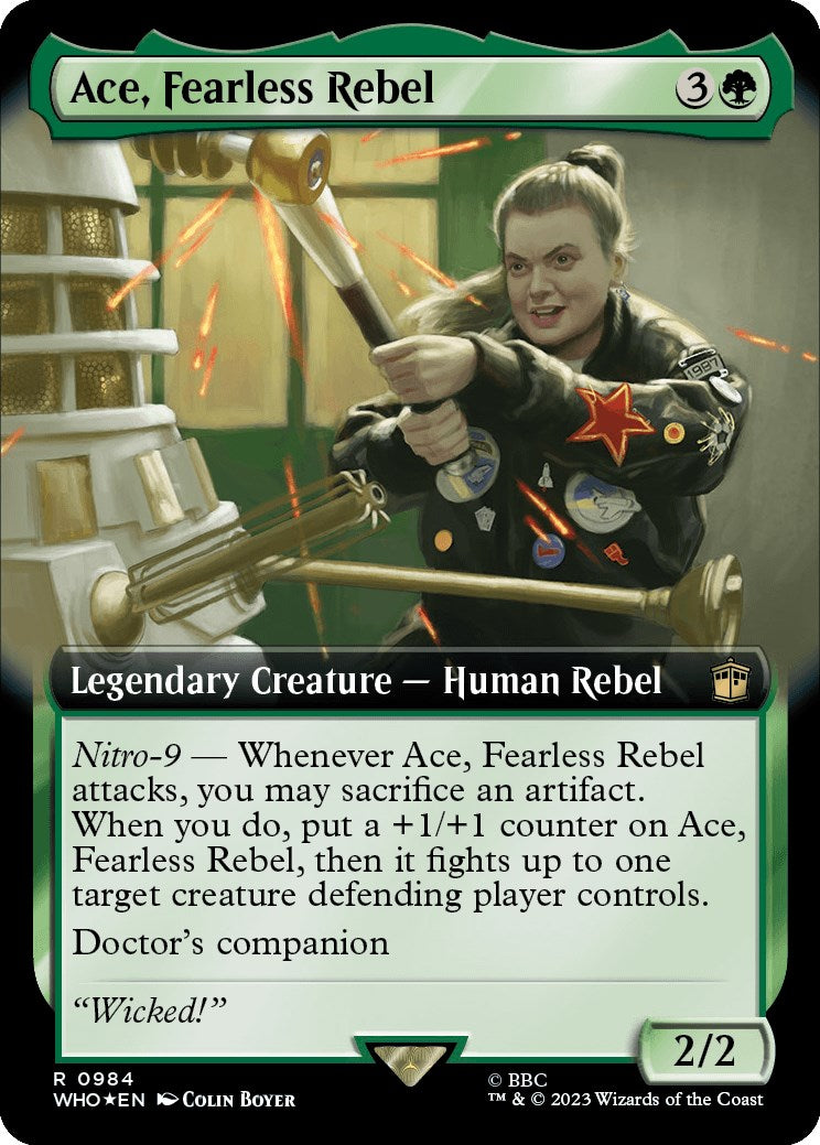 Ace, Fearless Rebel (Extended Art) (Surge Foil) [Doctor Who] | GnG Games