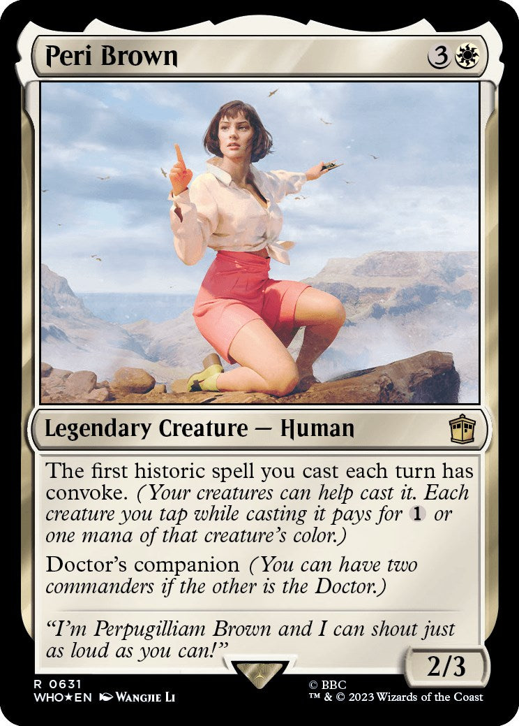 Peri Brown (Surge Foil) [Doctor Who] | GnG Games