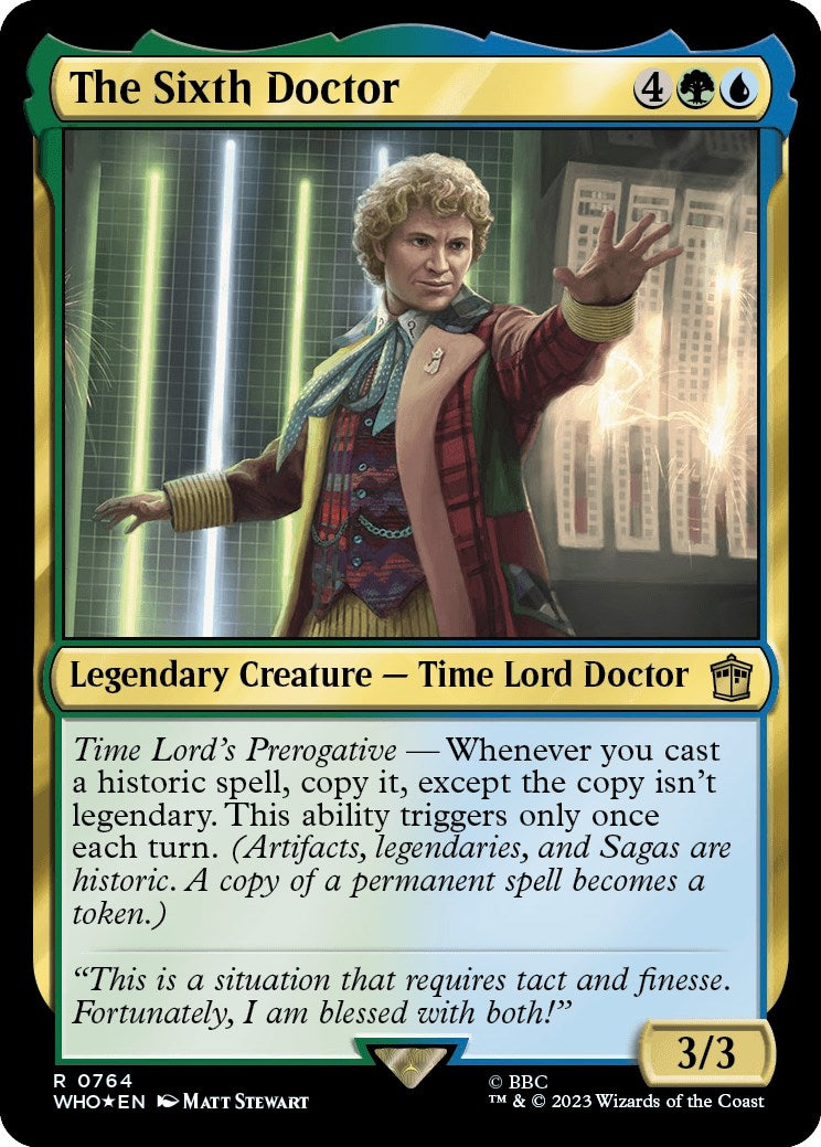 The Sixth Doctor (Surge Foil) [Doctor Who] | GnG Games