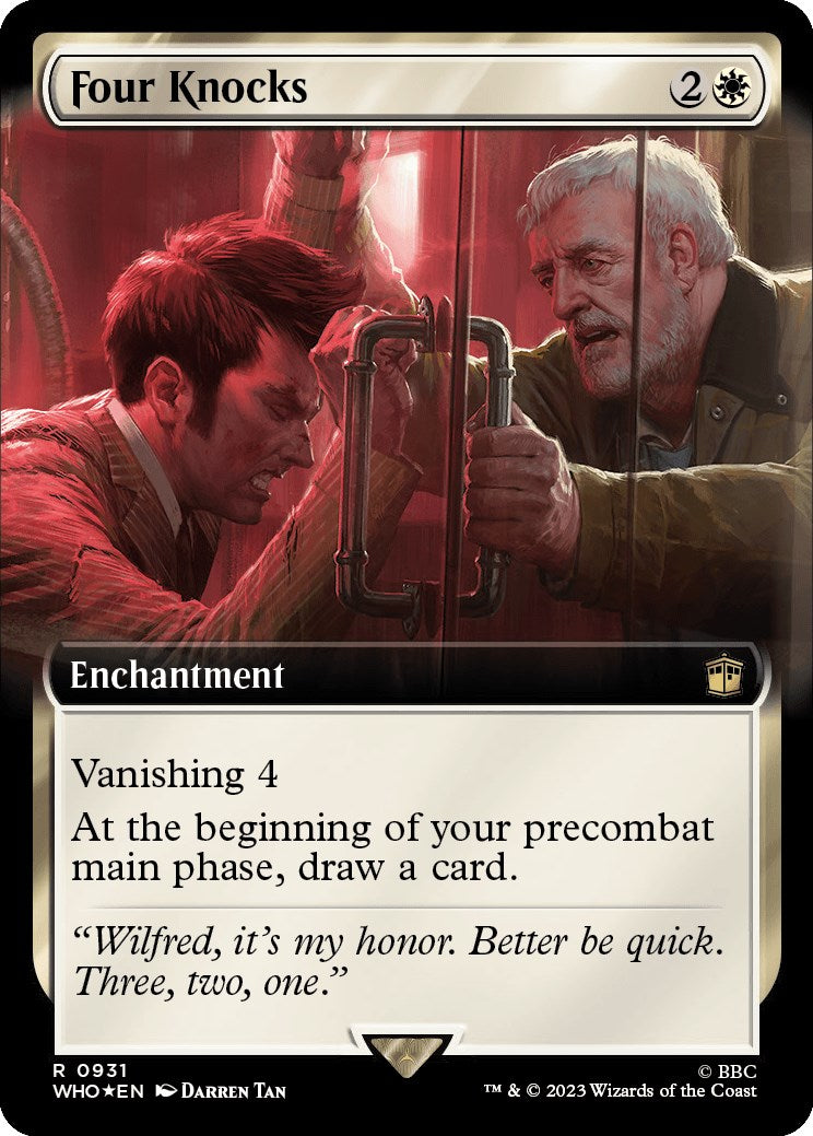 Four Knocks (Extended Art) (Surge Foil) [Doctor Who] | GnG Games