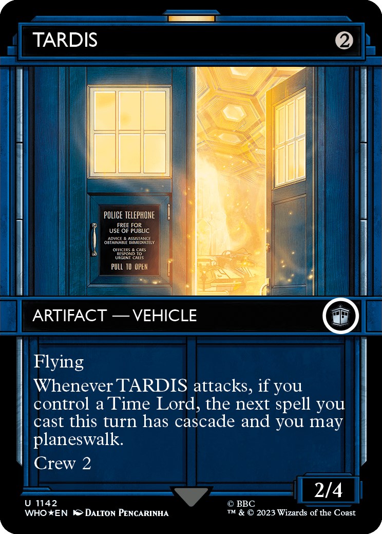 TARDIS (Showcase) (Surge Foil) [Doctor Who] | GnG Games