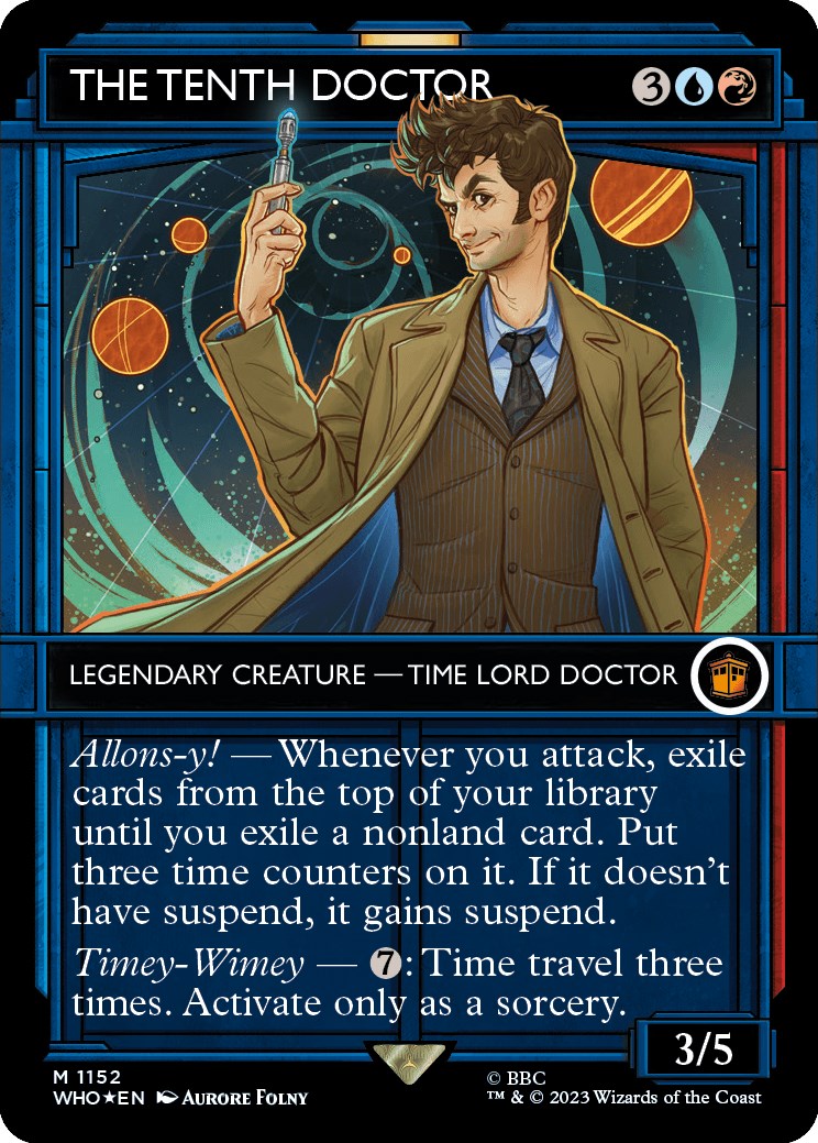 The Tenth Doctor (Showcase) (Surge Foil) [Doctor Who] | GnG Games