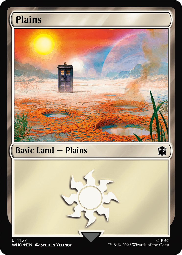 Plains (1157) (Surge Foil) [Doctor Who] | GnG Games