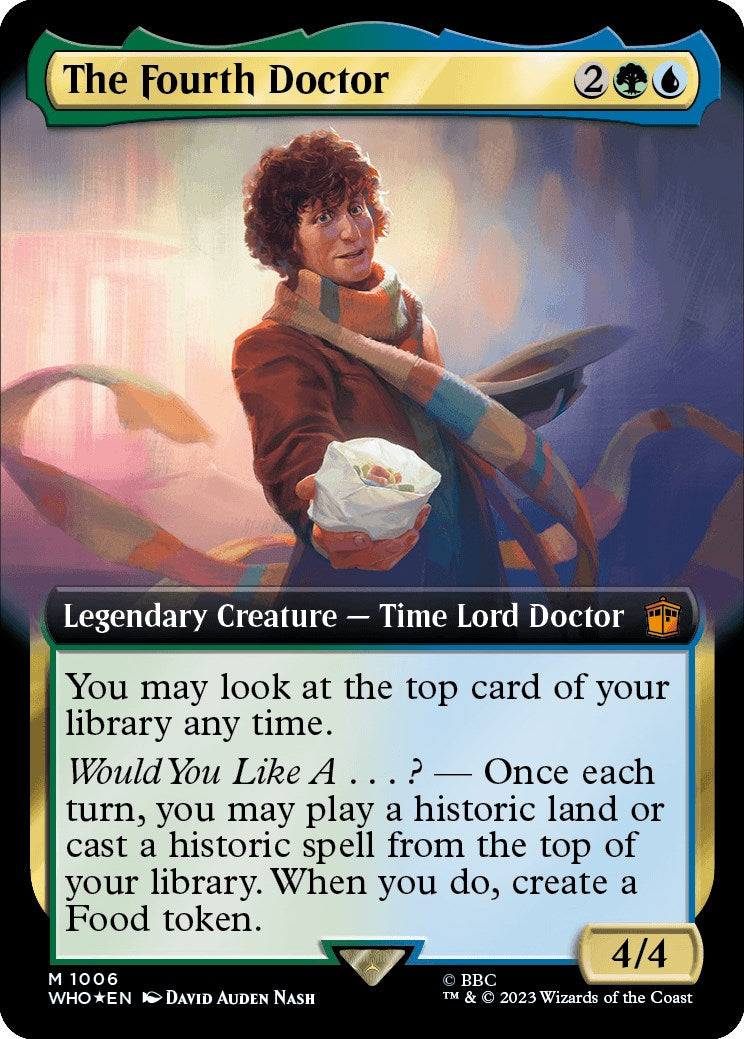 The Fourth Doctor (Extended Art) (Surge Foil) [Doctor Who] | GnG Games