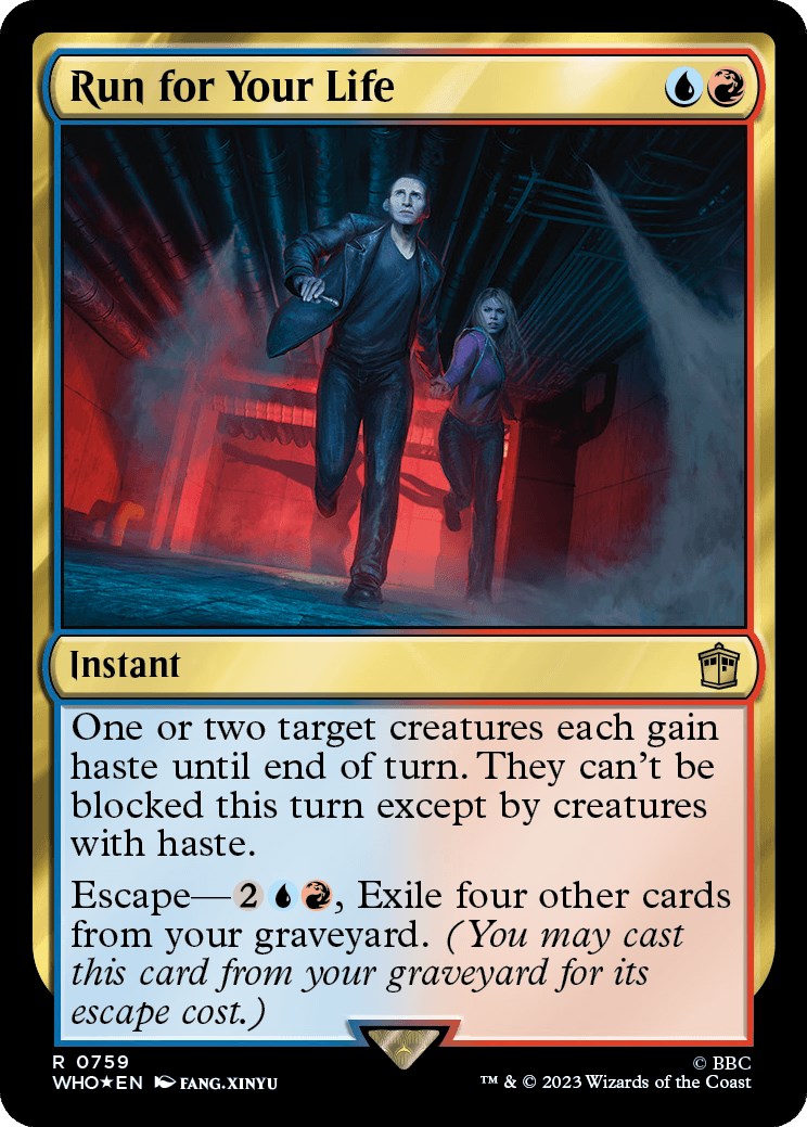 Run for Your Life (Surge Foil) [Doctor Who] | GnG Games