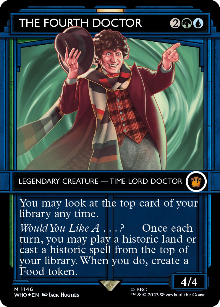 The Fourth Doctor (Showcase) (Surge Foil) [Doctor Who] | GnG Games