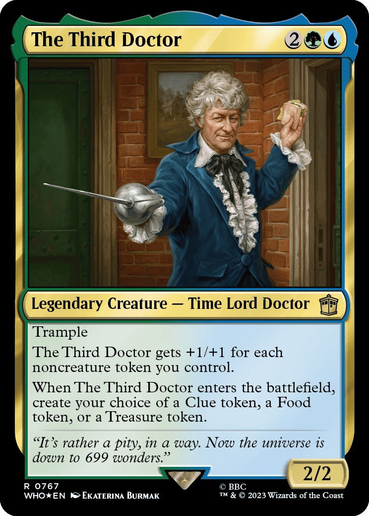 The Third Doctor (Surge Foil) [Doctor Who] | GnG Games